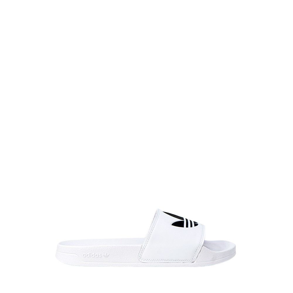 Adidas – Weiße Polyester-Slipper