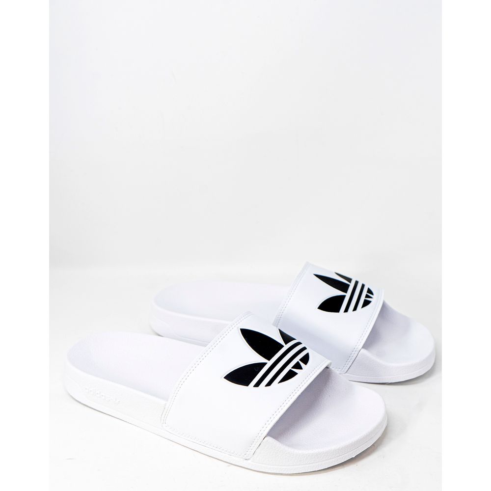 Adidas – Weiße Polyester-Slipper