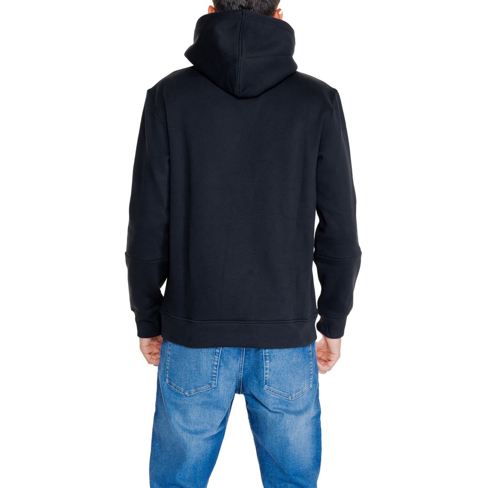 Calvin Klein Jeans – Schwarzer Kapuzenpullover aus Baumwolle