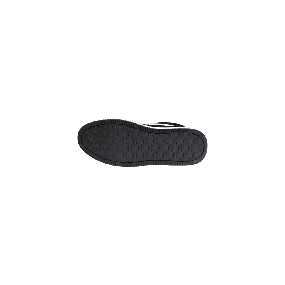 Calvin Klein Jeans – Schwarze Ledersneaker
