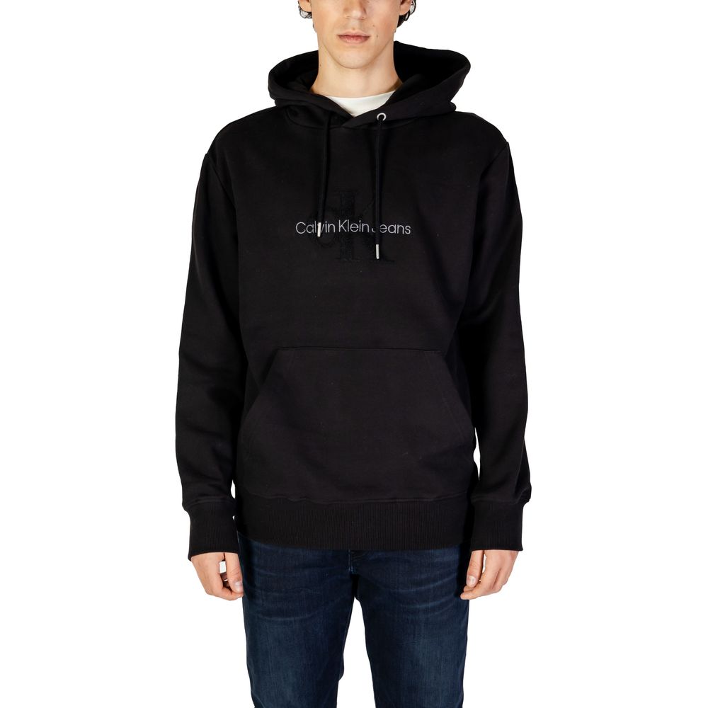 Calvin Klein Jeans Black Cotton Hoody