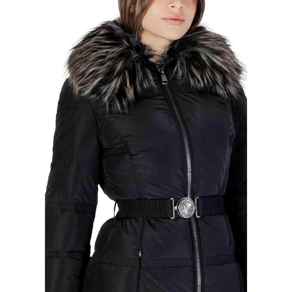 Guess Schwarze Polyesterjacken & Mäntel
