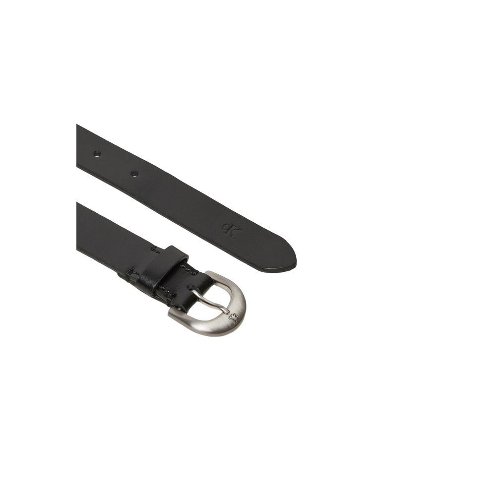 Calvin Klein Jeans – Schwarzer Ledergürtel
