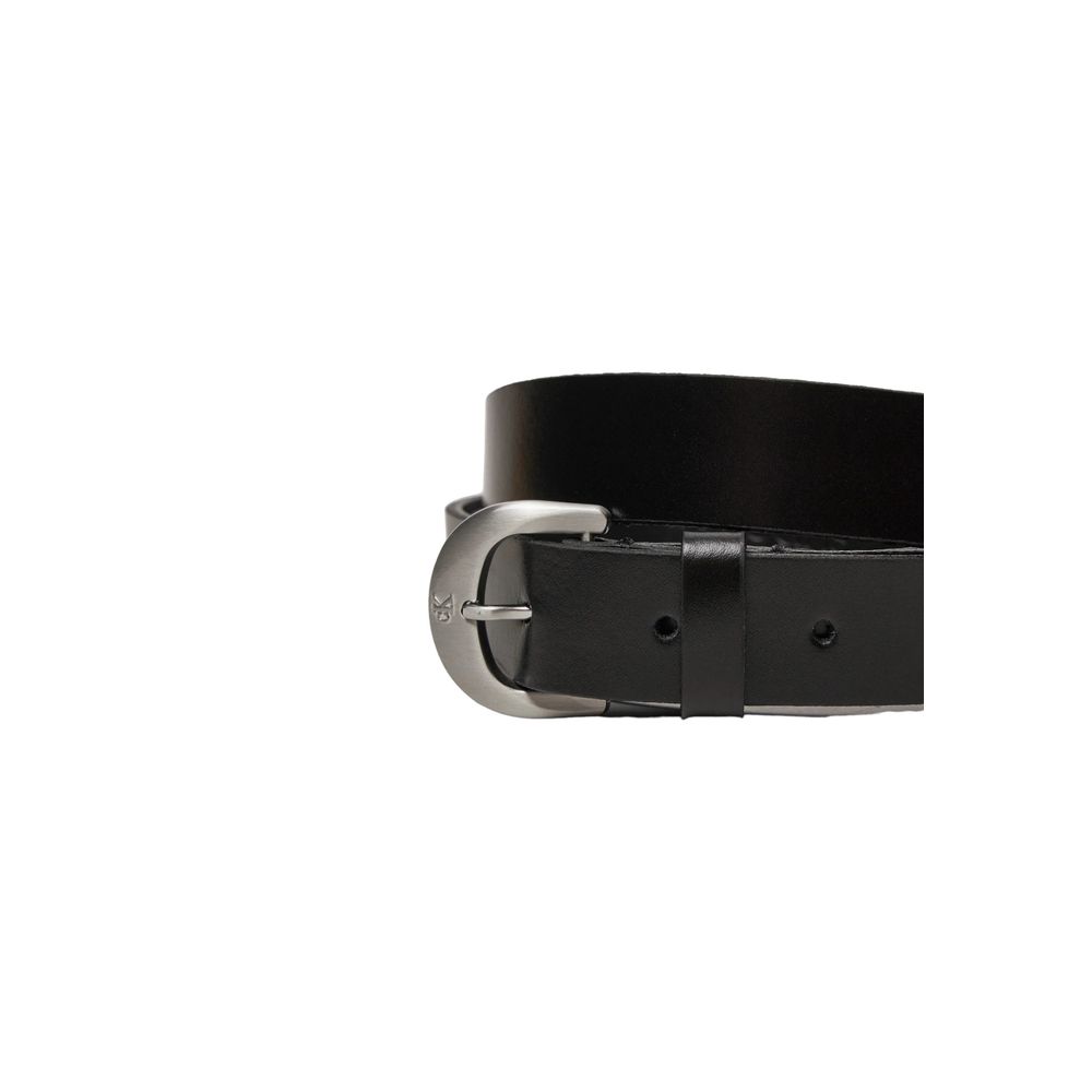 Calvin Klein Jeans – Schwarzer Ledergürtel