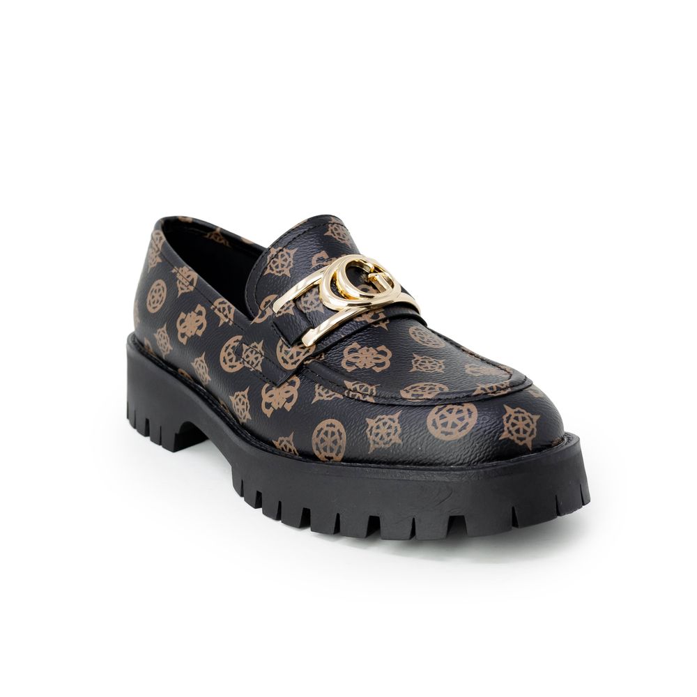 Guess – Plattform aus Polyethylen in Braun