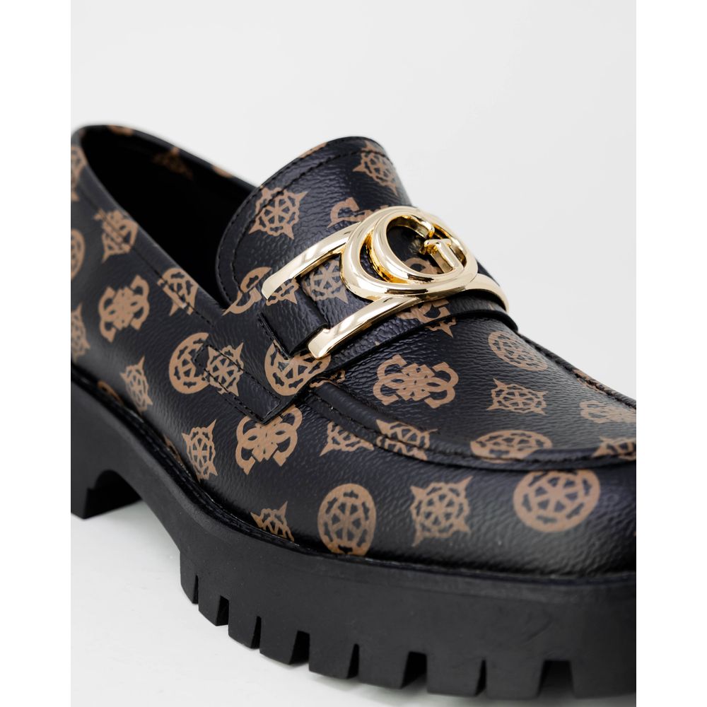 Guess – Plattform aus Polyethylen in Braun