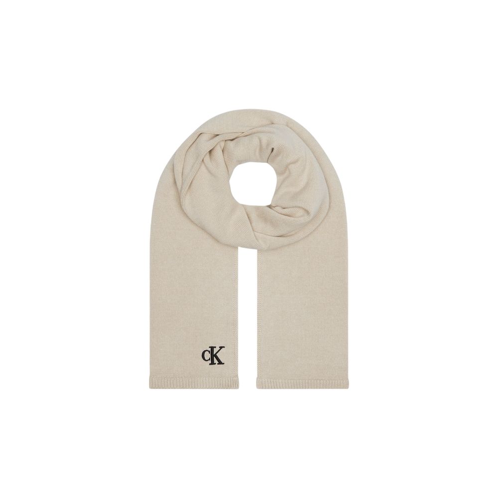 Calvin Klein Beige Baumwollschal