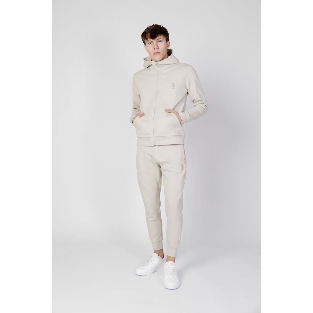 US POLO ASSN. Beige Cotton Hoody
