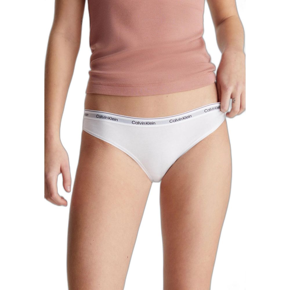 Calvin Klein Underwear – Weißes Baumwollhöschen