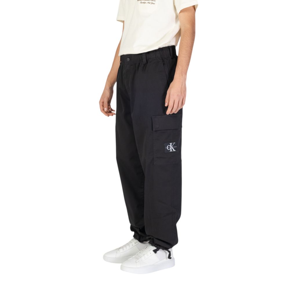 Calvin Klein Jeans Black Recycled Cotton Pant