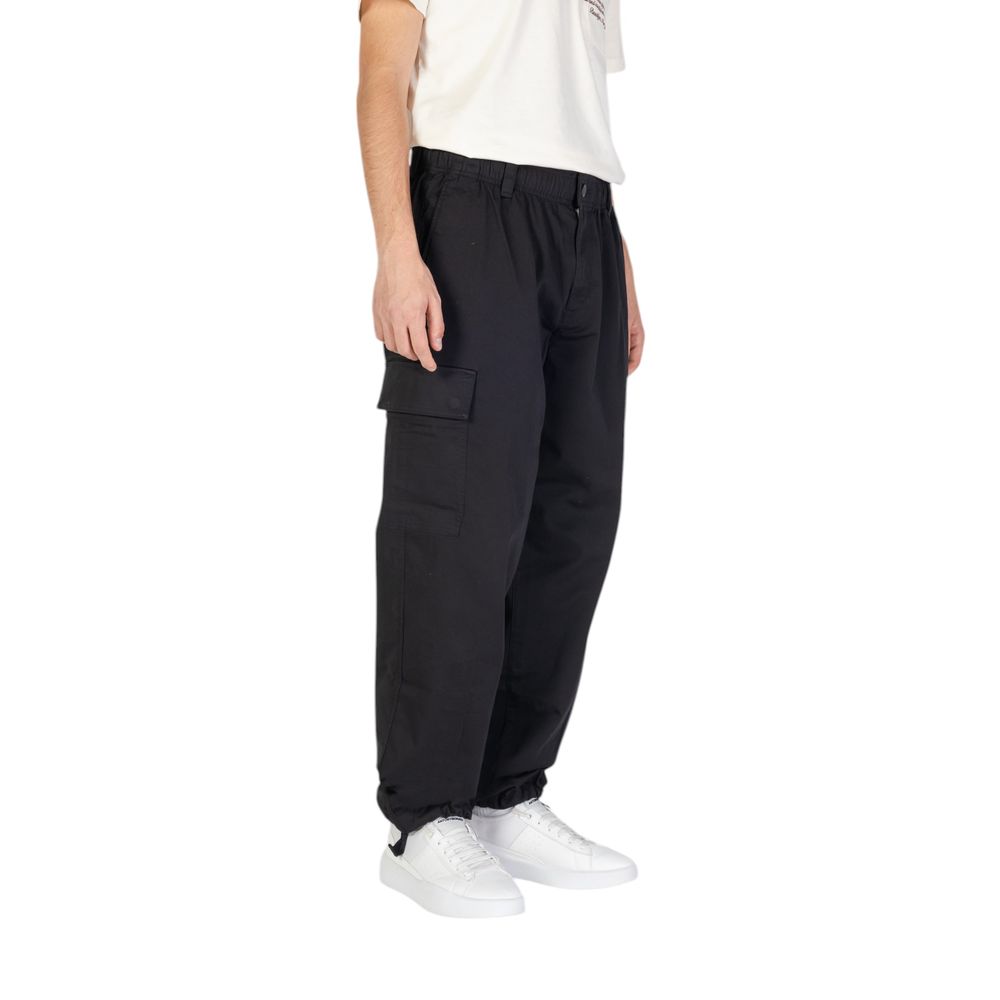 Calvin Klein Jeans Black Recycled Cotton Pant