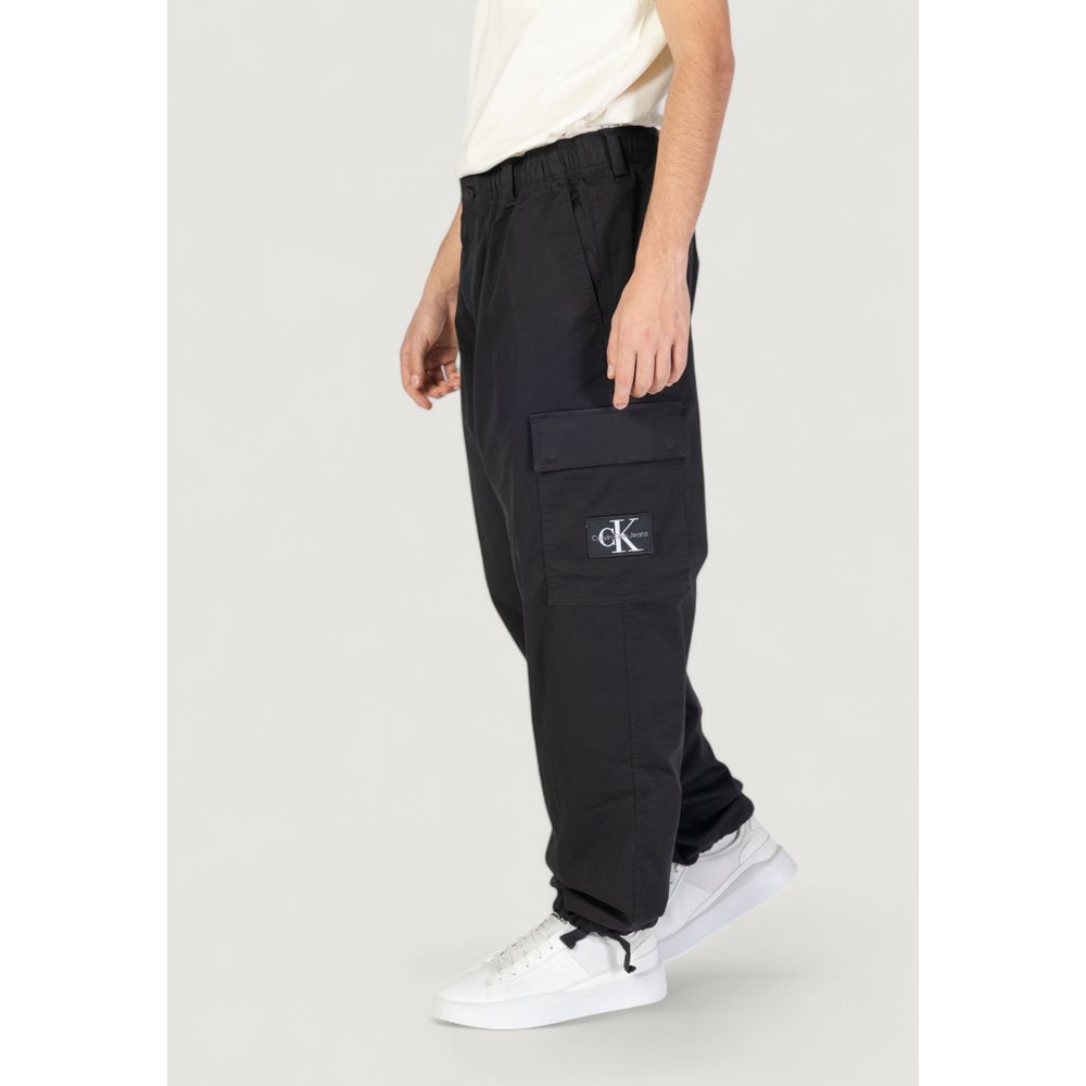 Calvin Klein Jeans Black Recycled Cotton Pant