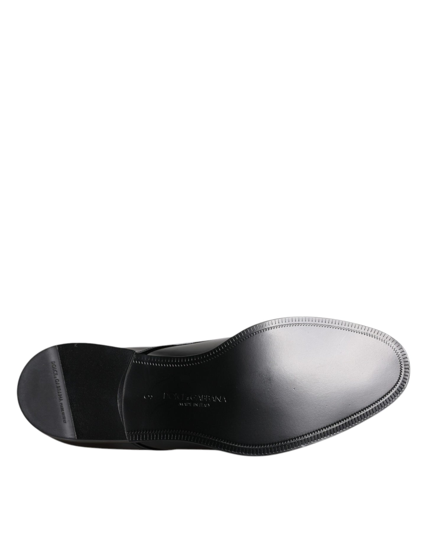 Dolce & Gabbana – Derby-Schuhe aus schwarzem Lackleder für formelle Anlässe