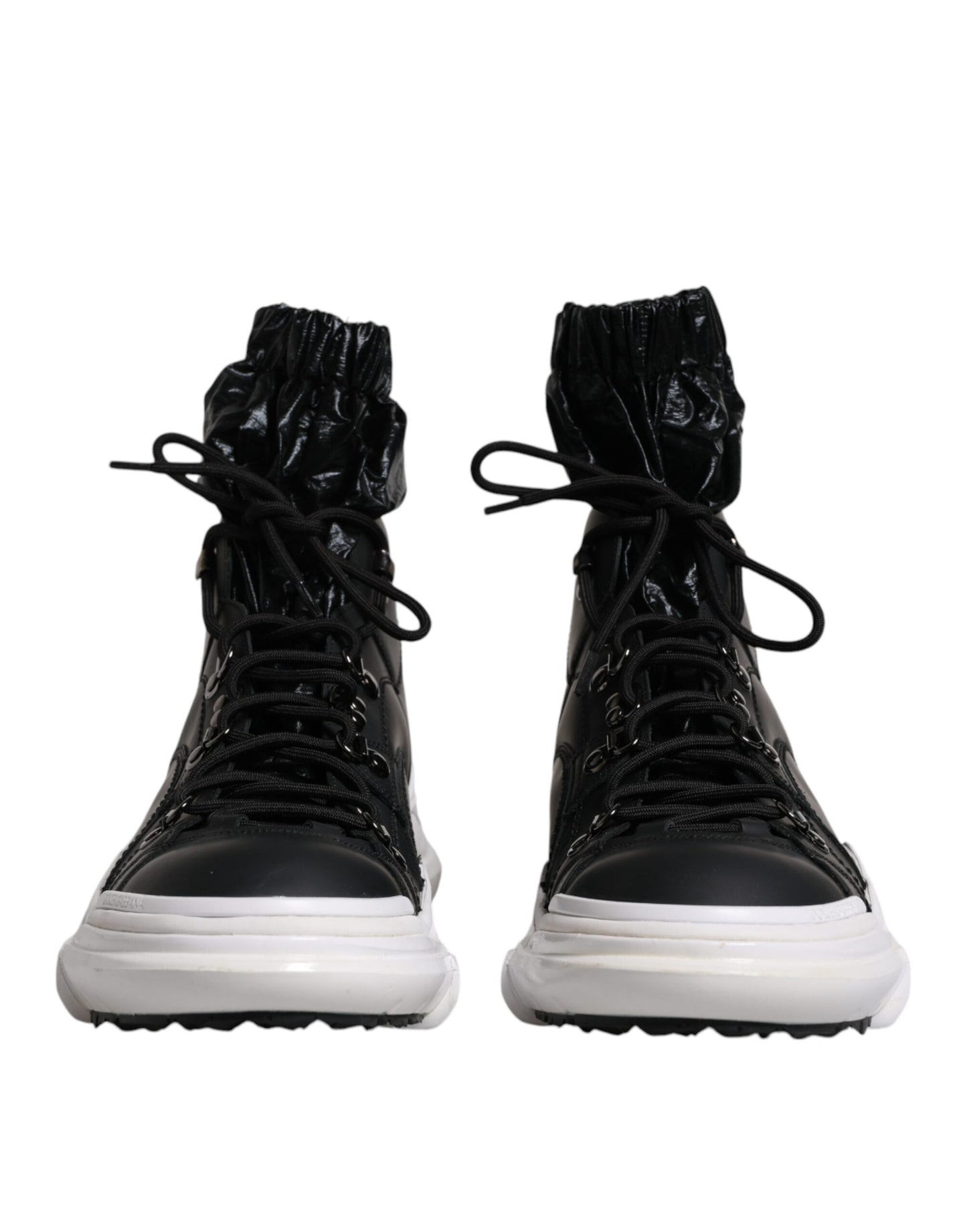 Dolce & Gabbana – Galileo – Hohe Sneakers aus schwarzem Nylon