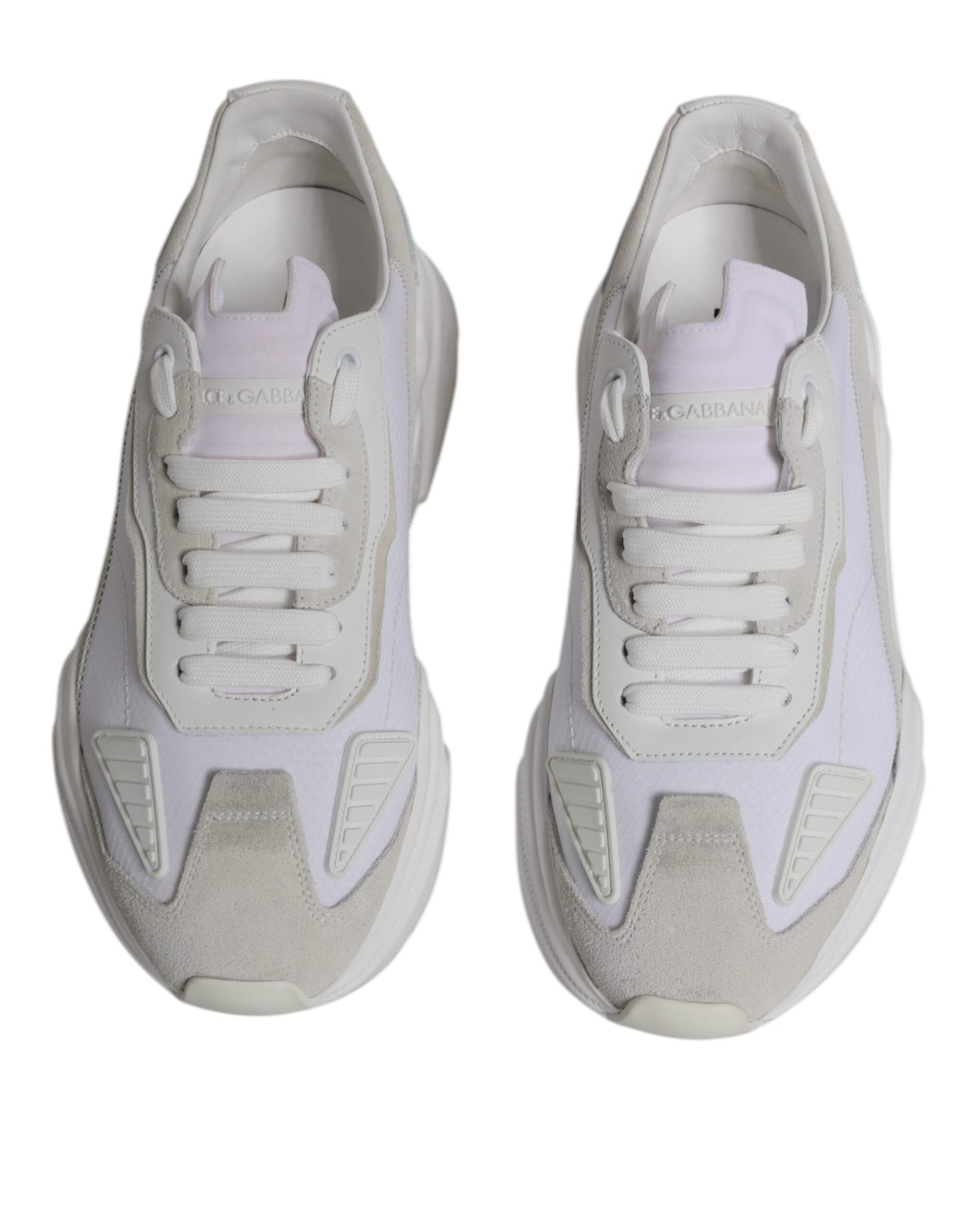 Dolce & Gabbana Daymaster Low Top Sneakers aus weißem Leder