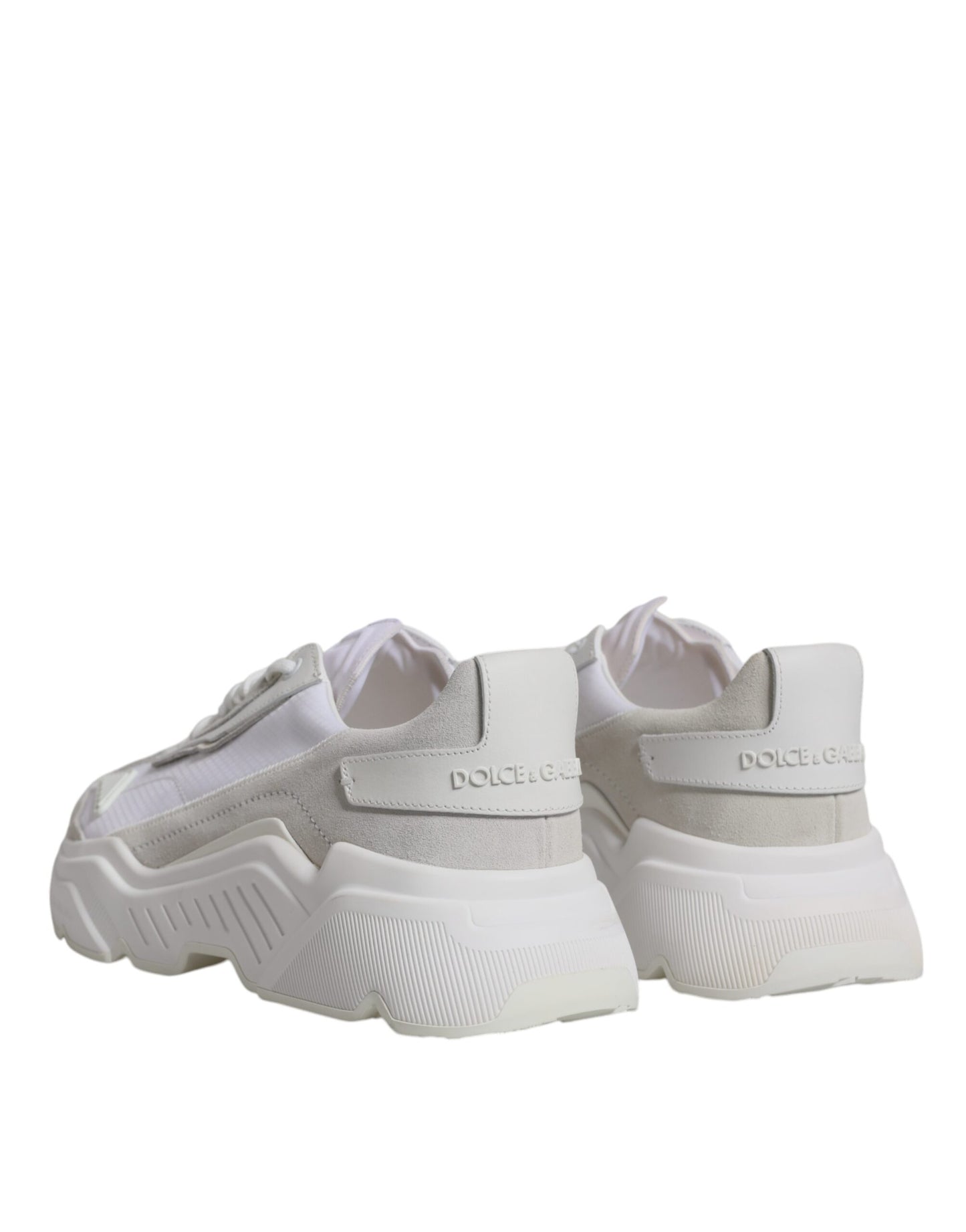Dolce & Gabbana Daymaster Low Top Sneakers aus weißem Leder