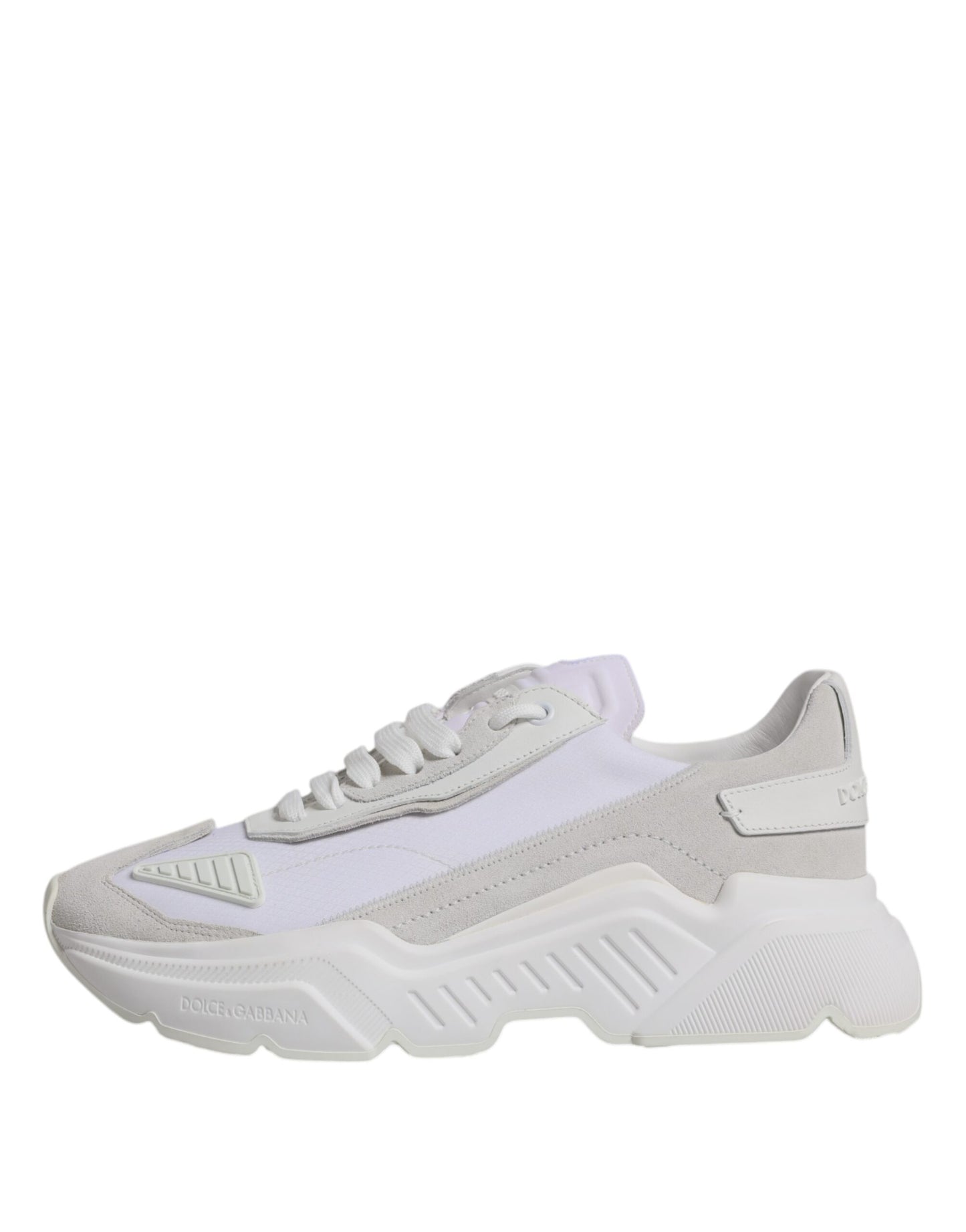 Dolce & Gabbana Daymaster Low Top Sneakers aus weißem Leder