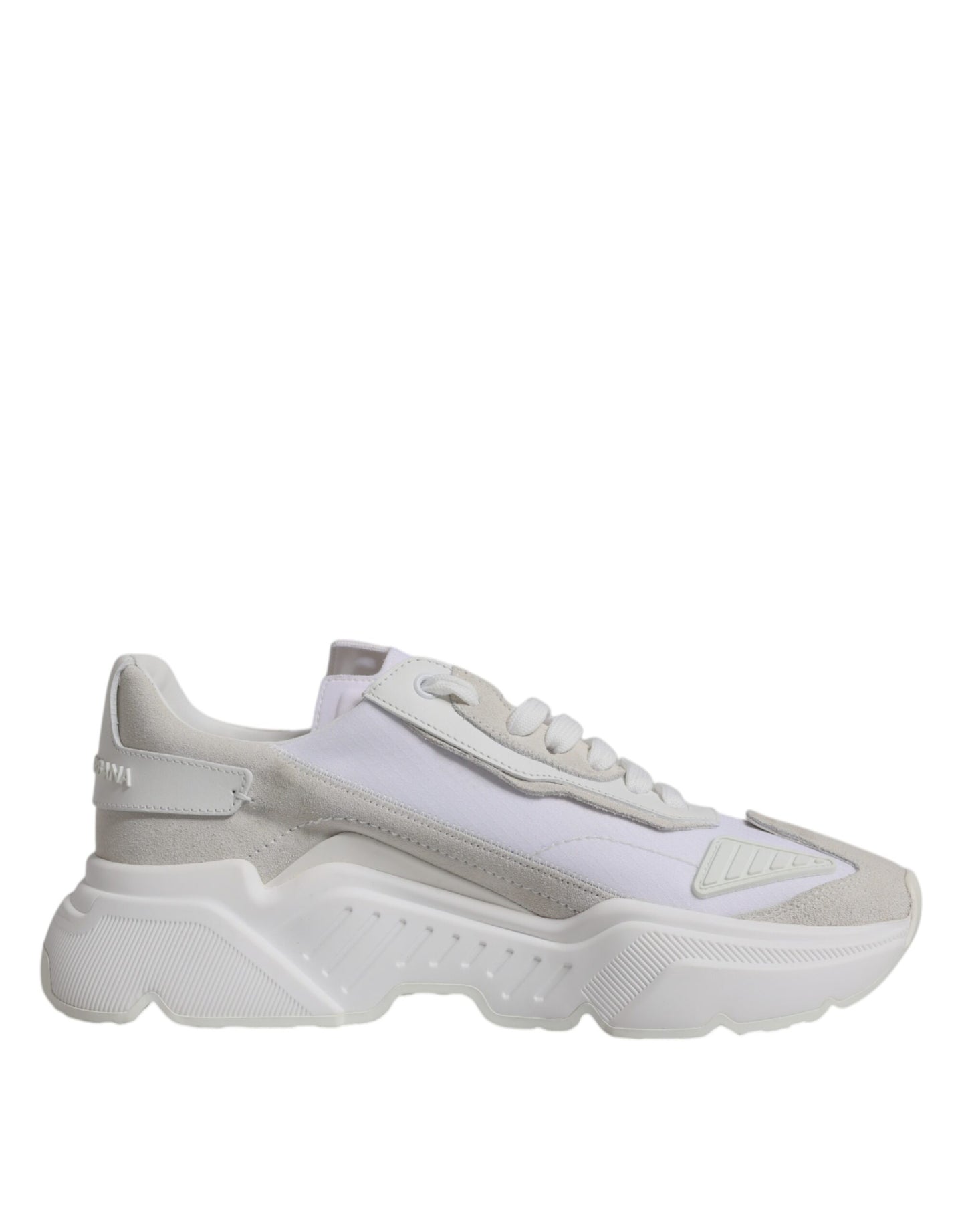 Dolce & Gabbana Daymaster Low Top Sneakers aus weißem Leder