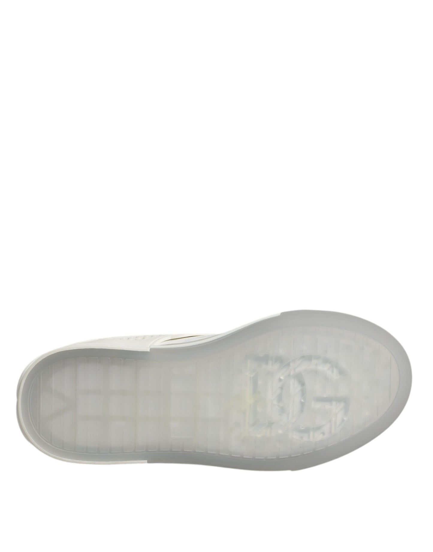 Dolce & Gabbana – Weiße DG-Logo-Sneakers „Custom 2.Zero“