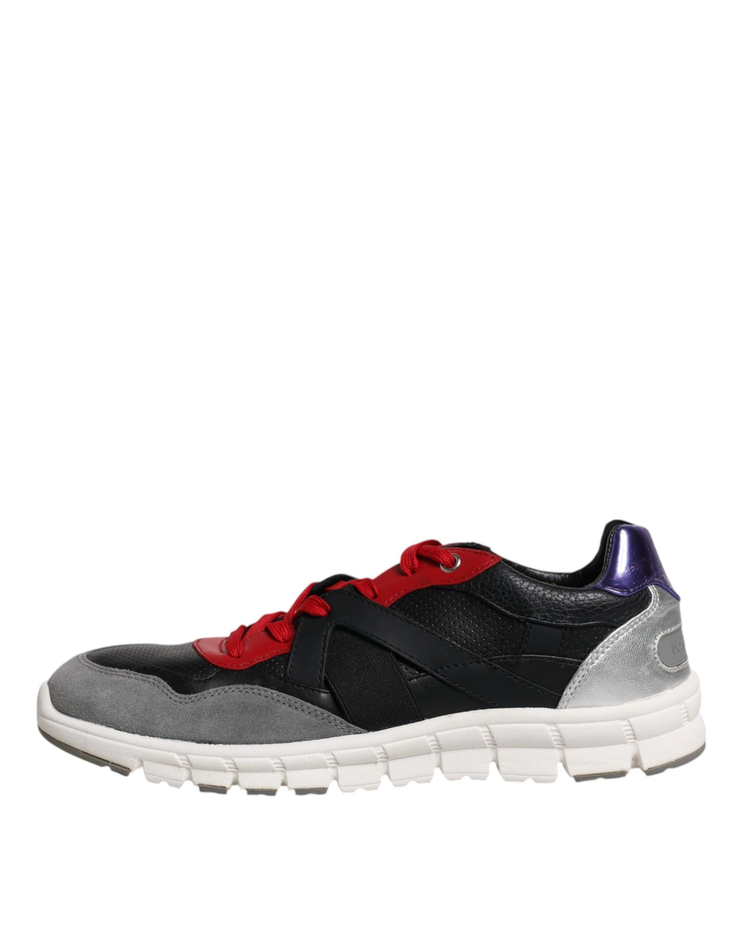 Dolce & Gabbana Mehrfarbige Low-Top-Sneakers aus Wildleder