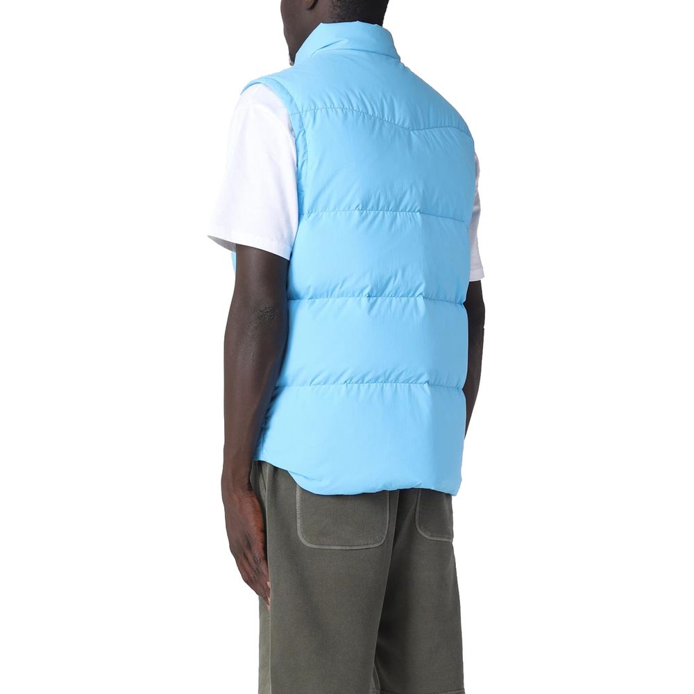Woolrich Hellblaue Polyester Herren Weste