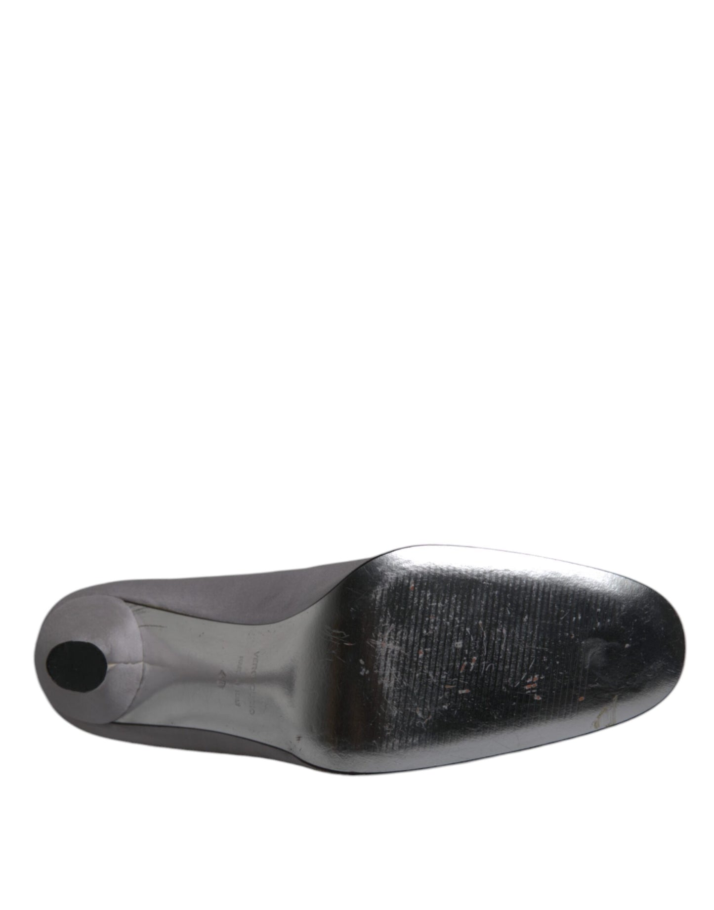 Dolce & Gabbana Graue Pumps aus Wildleder mit hohem Absatz
