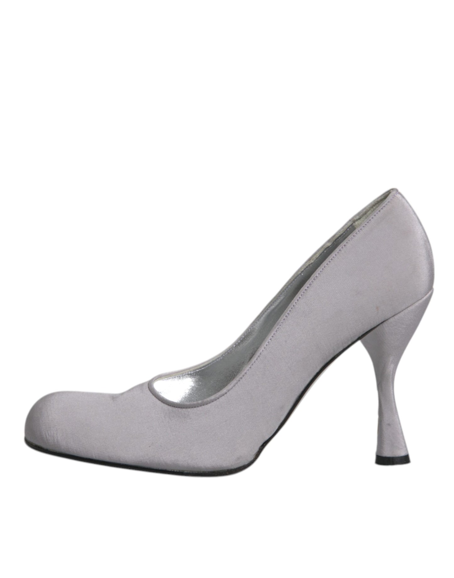 Dolce & Gabbana Graue Pumps aus Wildleder mit hohem Absatz