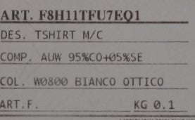 Dolce & Gabbana Weißes Baumwoll-Seiden-T-Shirt