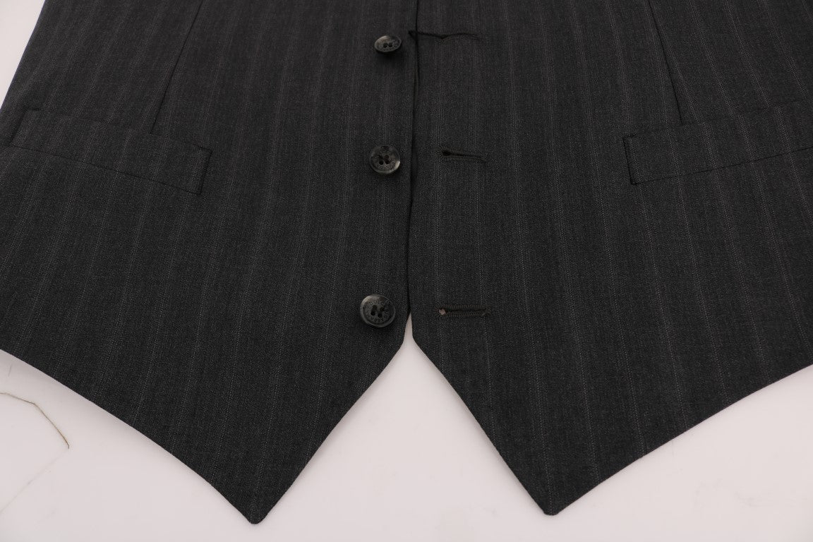 Dolce & Gabbana Grauer STAFF Wollstretch-Cardigan
