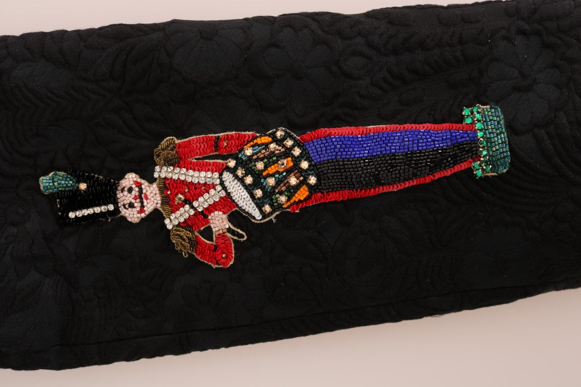Dolce & Gabbana – Schwarze Blazerjacke aus Brokat