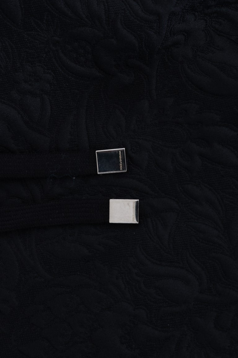 Dolce & Gabbana – Schwarzer Märchen-Kapuzenpullover mit Kristallen
