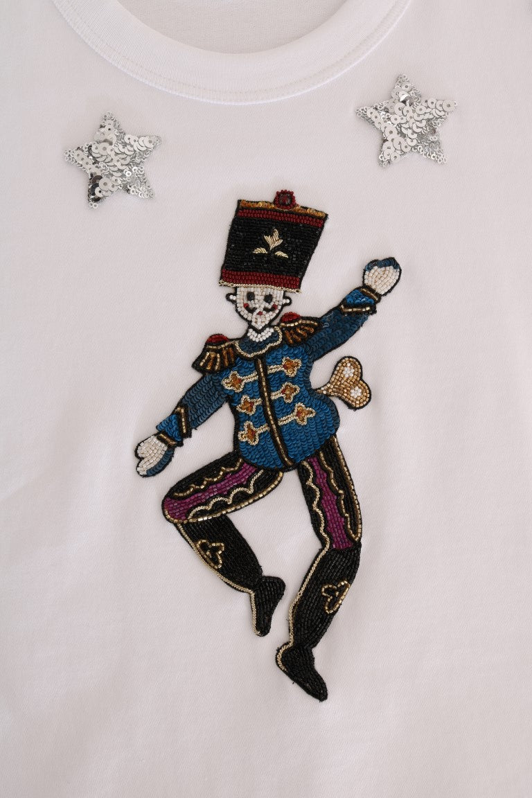 Dolce & Gabbana – Weißes Märchen-T-Shirt aus Baumwolle
