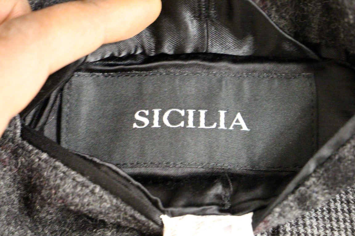 Dolce & Gabbana Graue zweireihige Manteljacke