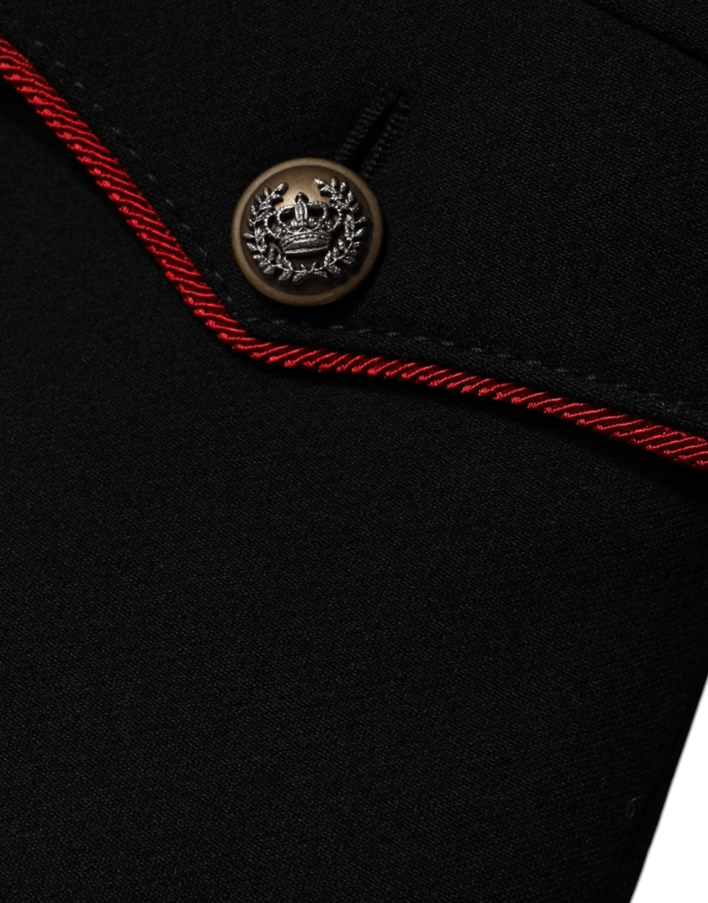 Dolce & Gabbana – Schwarze, einreihige Trenchcoat-Jacke