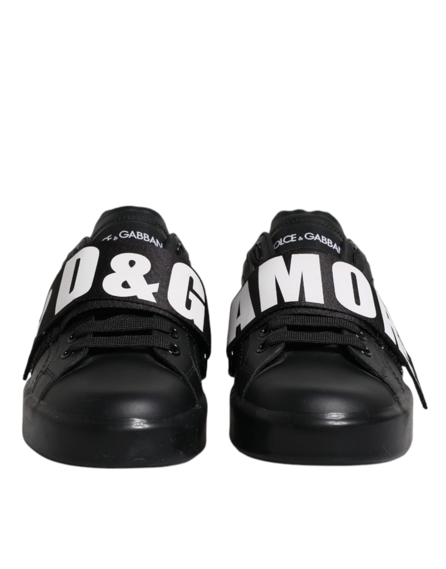 Dolce & Gabbana – Schwarze D&G AMORE – Niedrige Sneakers