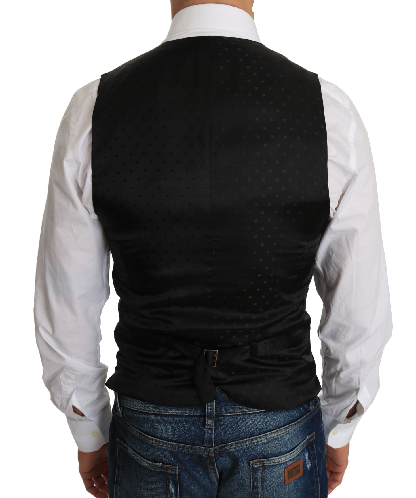 Dolce & Gabbana – Schwarze Weste aus Wolle