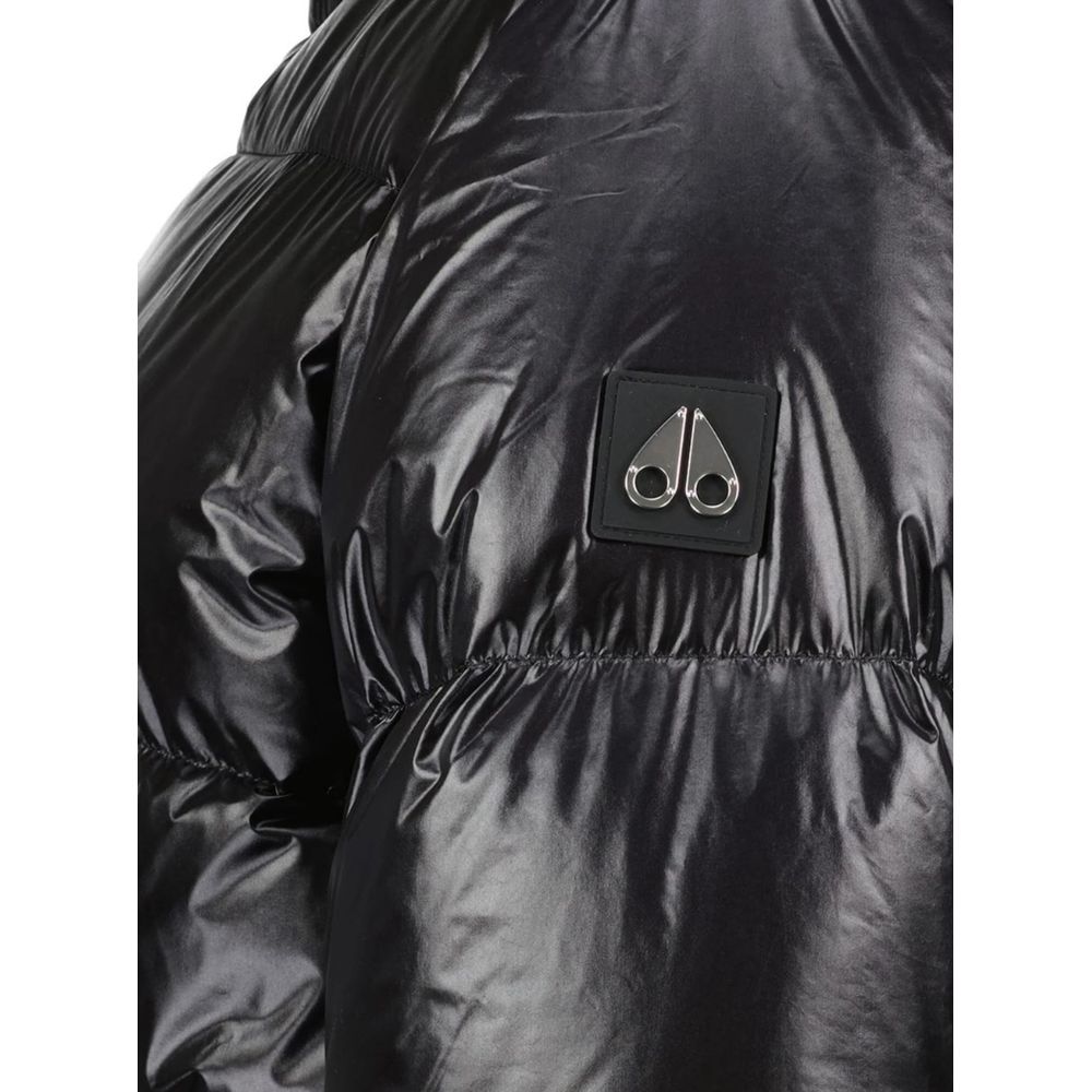 Moose Knuckles Schwarze Nylonjacken und -mäntel