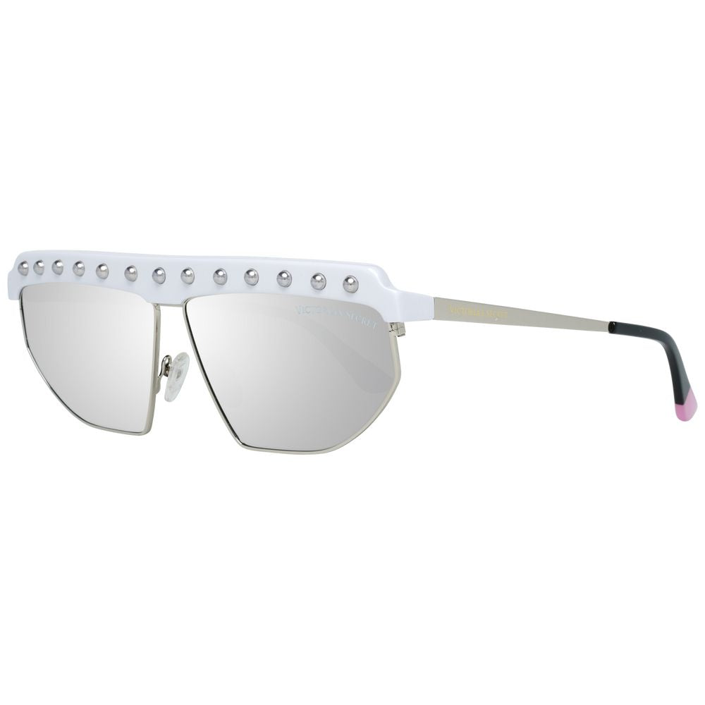 Victoria's Secret – Sonnenbrille aus weißem Metall