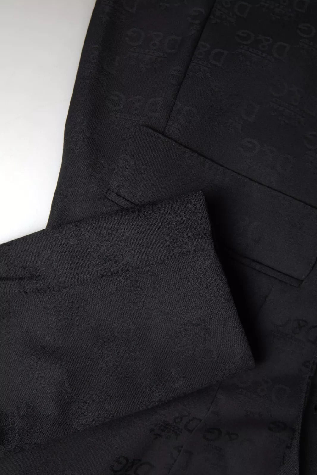 Dolce & Gabbana Schwarzer Langarmmantel Blazerjacke