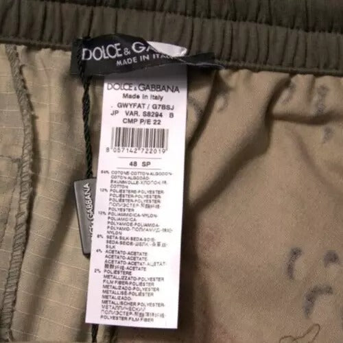 Dolce & Gabbana – Jogginghose aus Baumwolle mit mehrfarbigem Patchwork