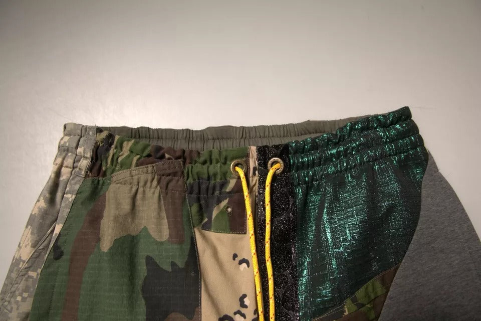 Dolce & Gabbana – Jogginghose aus Baumwolle mit mehrfarbigem Patchwork