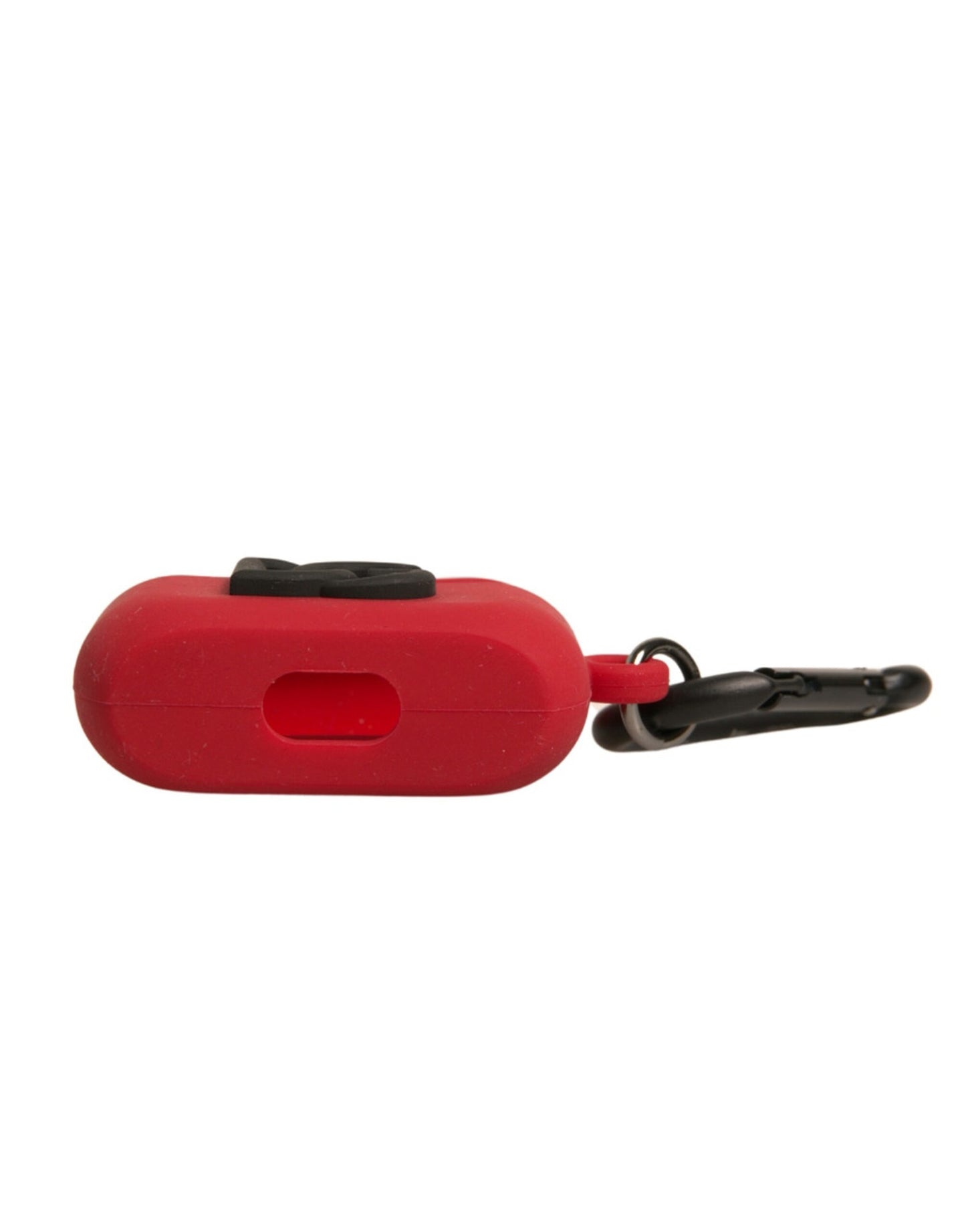 Dolce & Gabbana – Rote Airpods-Hülle aus Silikonkautschuk mit Logoprägung