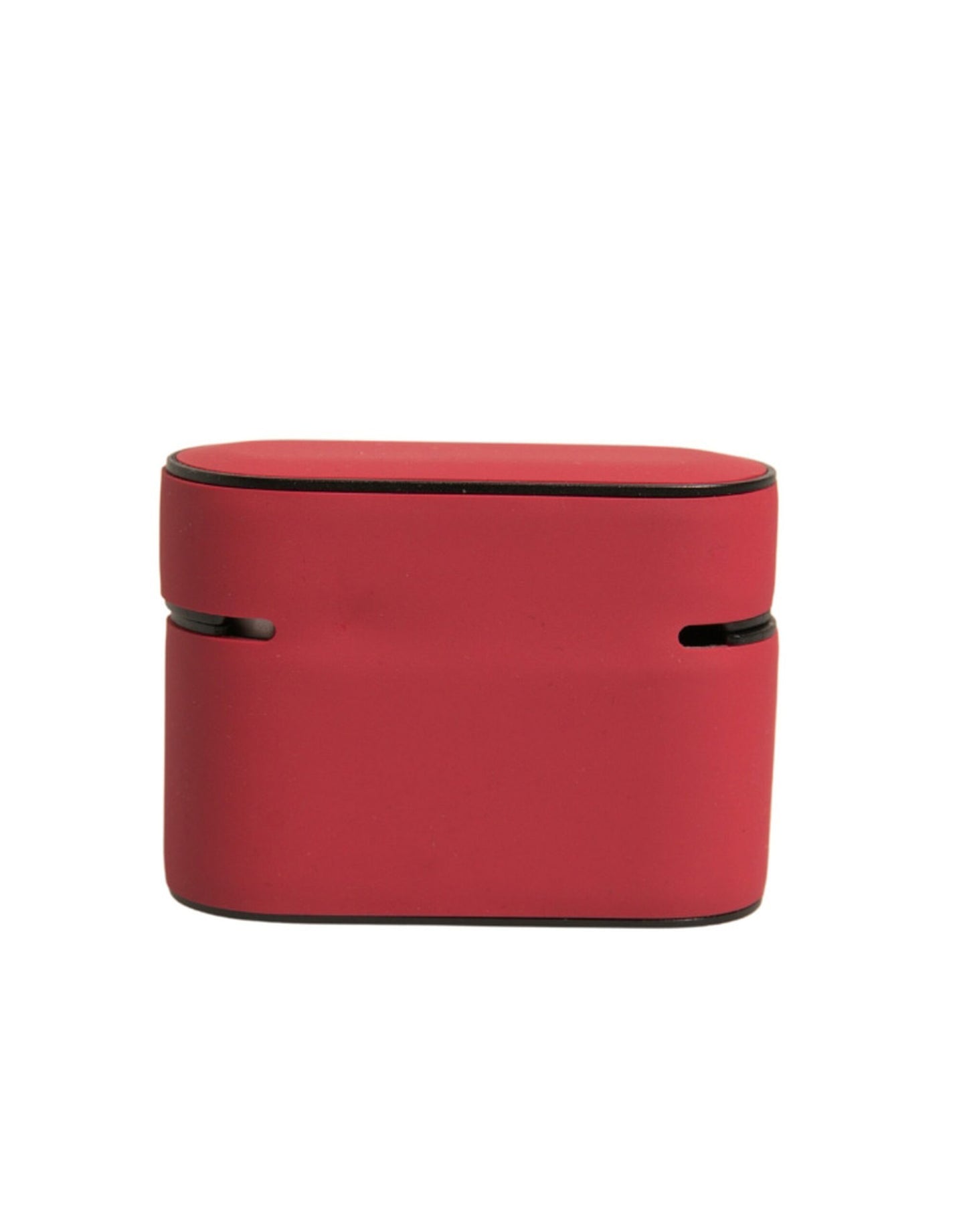 Dolce & Gabbana – Airpods-Hülle aus rotem PVC mit geprägtem Logo