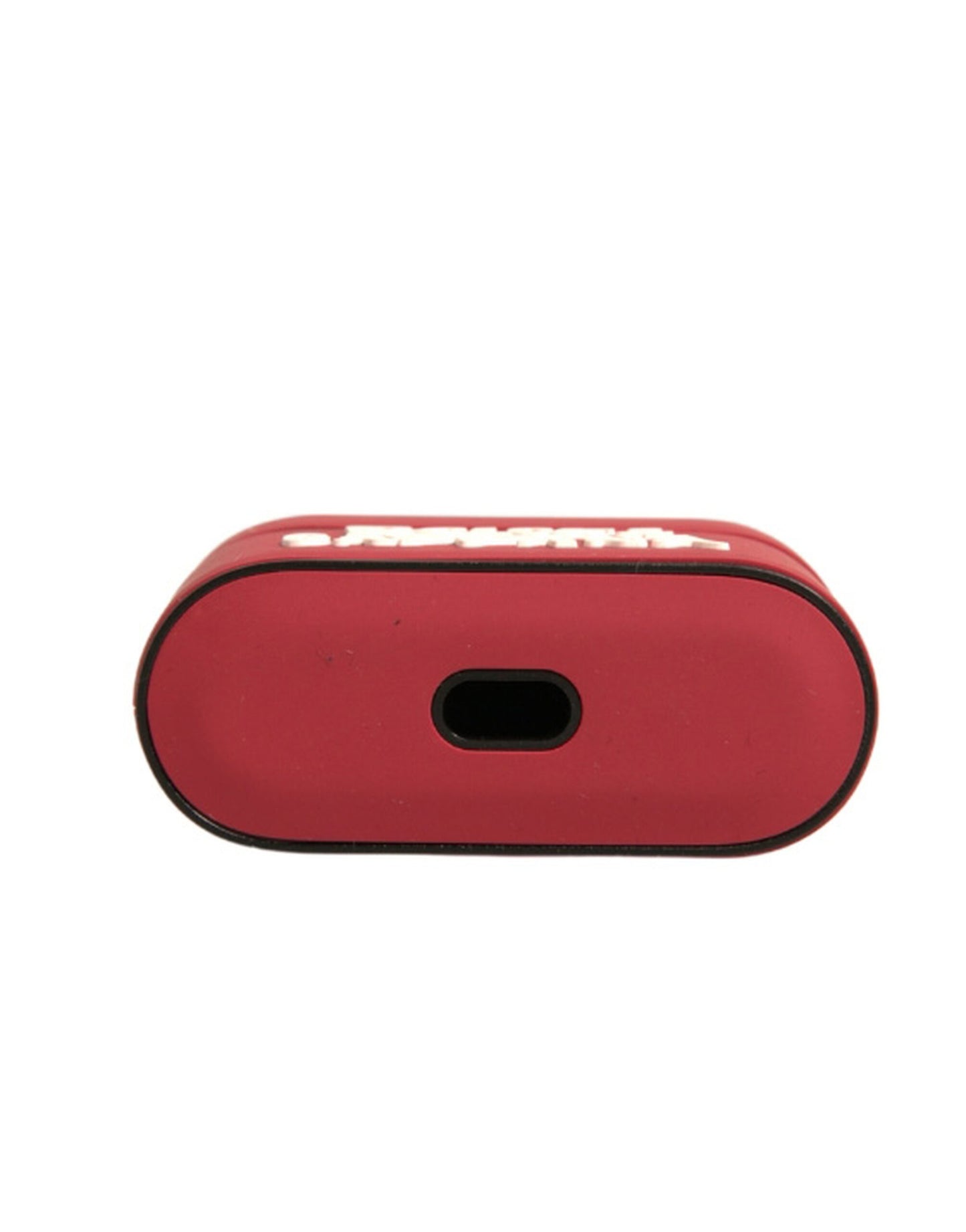 Dolce & Gabbana – Airpods-Hülle aus rotem PVC mit geprägtem Logo