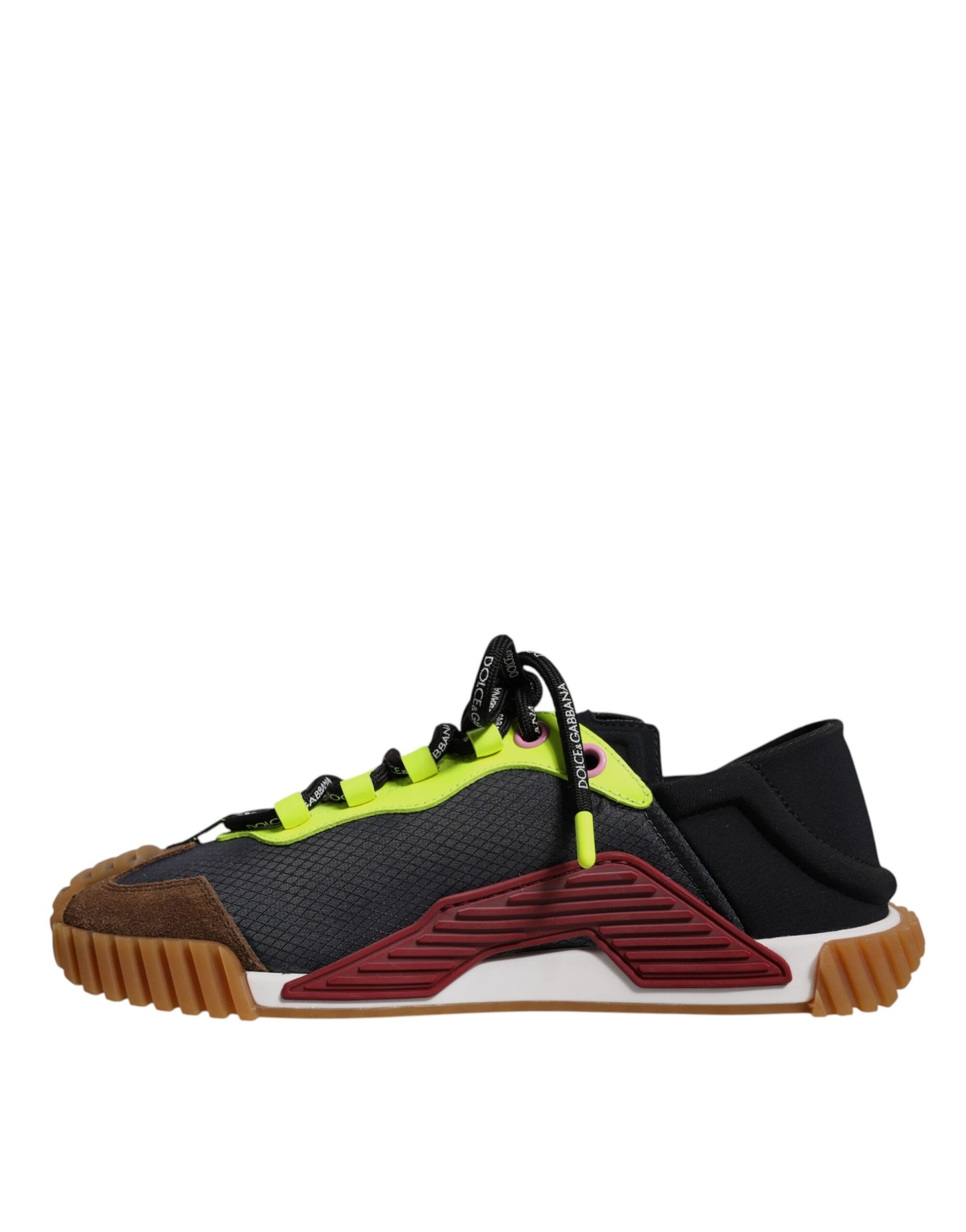 Dolce & Gabbana Mehrfarbige Nylon Low Top NS1 Sneakers Schuhe