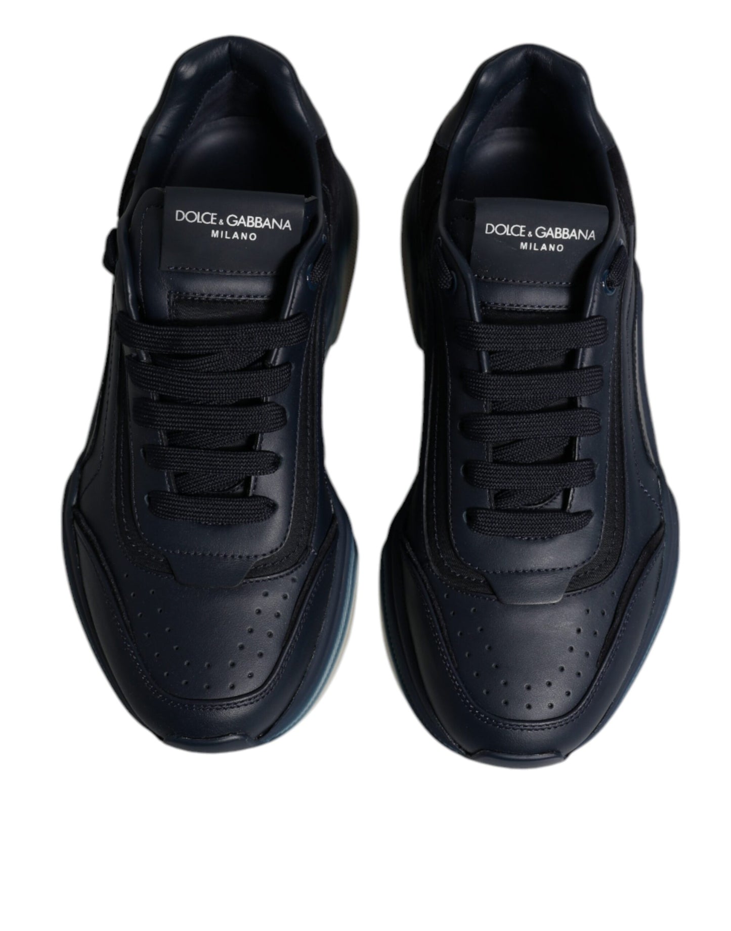 Dolce & Gabbana Marineblaue Daymaster Low Top Herren Sneakers Schuhe