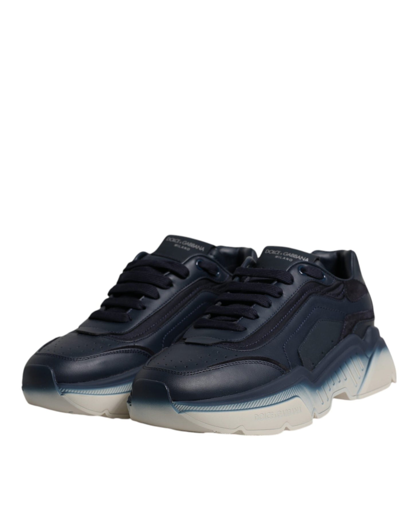 Dolce & Gabbana Marineblaue Daymaster Low Top Herren Sneakers Schuhe
