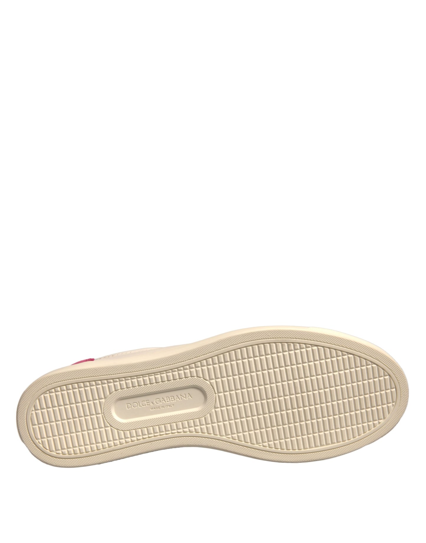 Dolce & Gabbana Weiße Wildleder Low Top Sneakers Schuhe