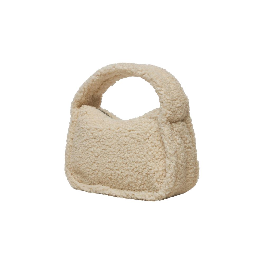 Calvin Klein Jeans – Cremefarbene Handtasche aus recyceltem Polyester