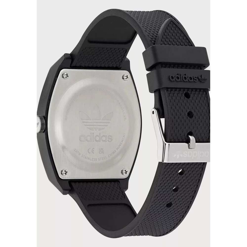Adidas Schwarze Synthetikuhr